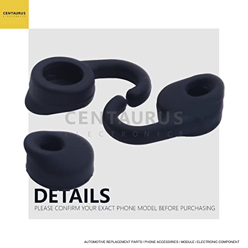 CE Centaurus Electronics New 3pcs Gel Ear Bud Earbuds tip + 2pcs Ear Hook Loop earhooks Replacement for Jabra EASYCALL EASYGO Clear USA Cell Phones Parts - Image 3