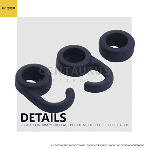 CE Centaurus Electronics New 3pcs Gel Ear Bud Earbuds tip + 2pcs Ear Hook Loop earhooks Replacement for Jabra EASYCALL EASYGO Clear USA Cell Phones Parts - Image 5