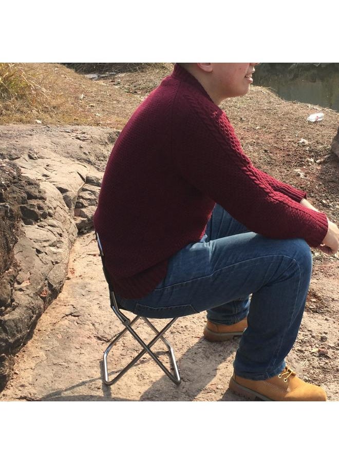 Thoraya Portable Folding Stool Aluminum Alloy Foldable Fishing Chair Outdoor Camping Seat​  - Image 5