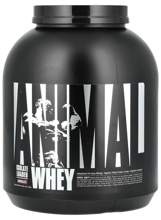 ANIMAL Isolate Loaded Whey Protein Powder Chocolate  4 lb (1.81 kg)