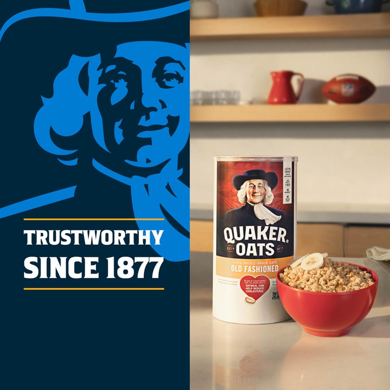 Quaker Old Fashioned Rolled Oats, Non GMO Project Verified, Two 64oz Bags in Box, 90 Servings, 4 Pound (Pack of 2) - Image 3