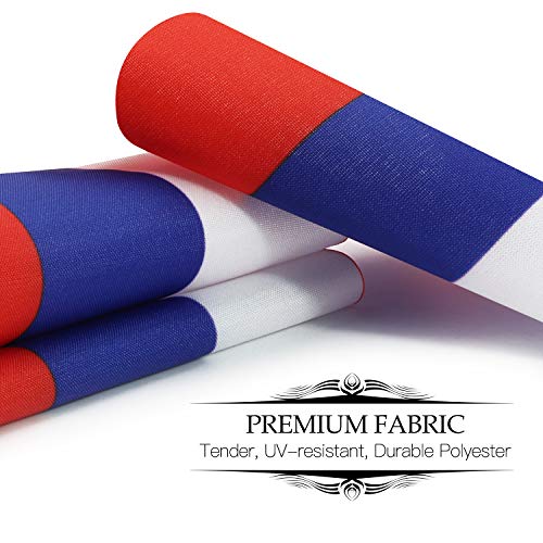 Anley Russia Deluxe Desk Flag Set - 6 x 4 Inch Miniature Russian Desktop Flag with 12" Solid Pole - Vivid Color and Fade Resistant - Black Base and Spear Top - Image 5
