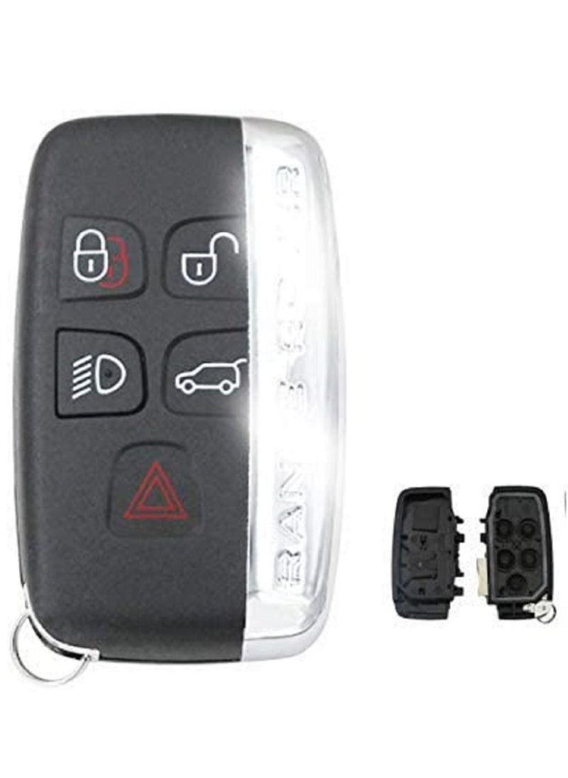 althiqahkey - 5 button Remote Car Key Shell Case for Land Rover Discovery 4 / Freelander for Range Rover Sport/Evoque - Image 1