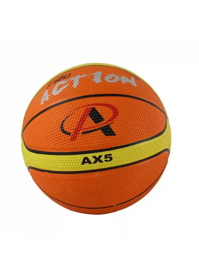 Pro Action Large Basketball, Ball Size 5- Orange - Image 2