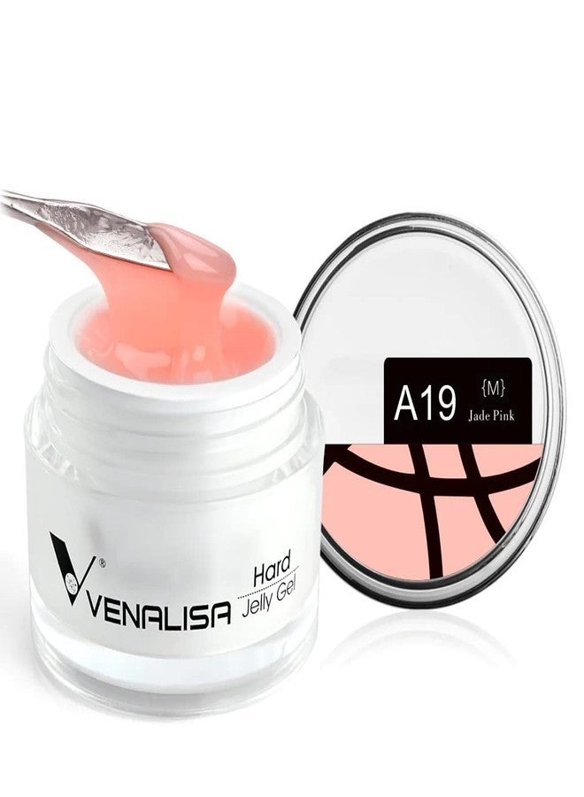 VENALISA Jade Pink Color Builder Gel for Nails Extension-30ml Hard Jelly Gel Strengthen Nail Extension French Nail DIY design (A19) - Image 1