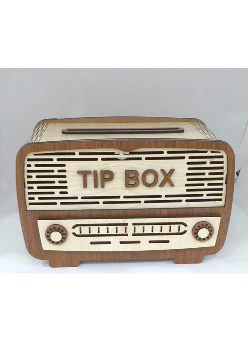 MYK Hediye ve Sanat Atölyesi Myk Gift and Art Workshop Tip Box Nostalgia radio look  - Image 1