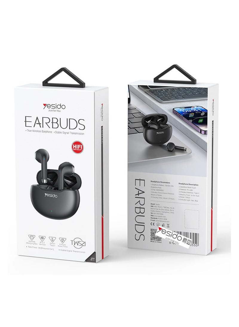 xozgdovg Wireless Bluetooth headset long battery life Bluetooth 5.3 for Apple Android TWS headset. - Image 1