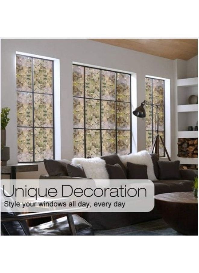 Y&D - Decorative Window Privacy Film Sticker Multicolour - Image 1