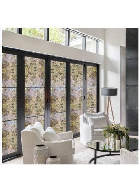 Decorative Window Privacy Film Sticker Multicolour