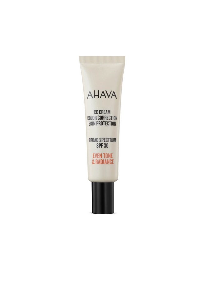 AHAVA AHAVA Even Tone & Radiance CC Cream, Color & Skin Protection, Broad Spectrum, SPF 30 - Lightweight Sheer Color Correcting Cream to even out skin tone, enriched with exclusive Osmoter, 1 Fl.Oz  - Image 1