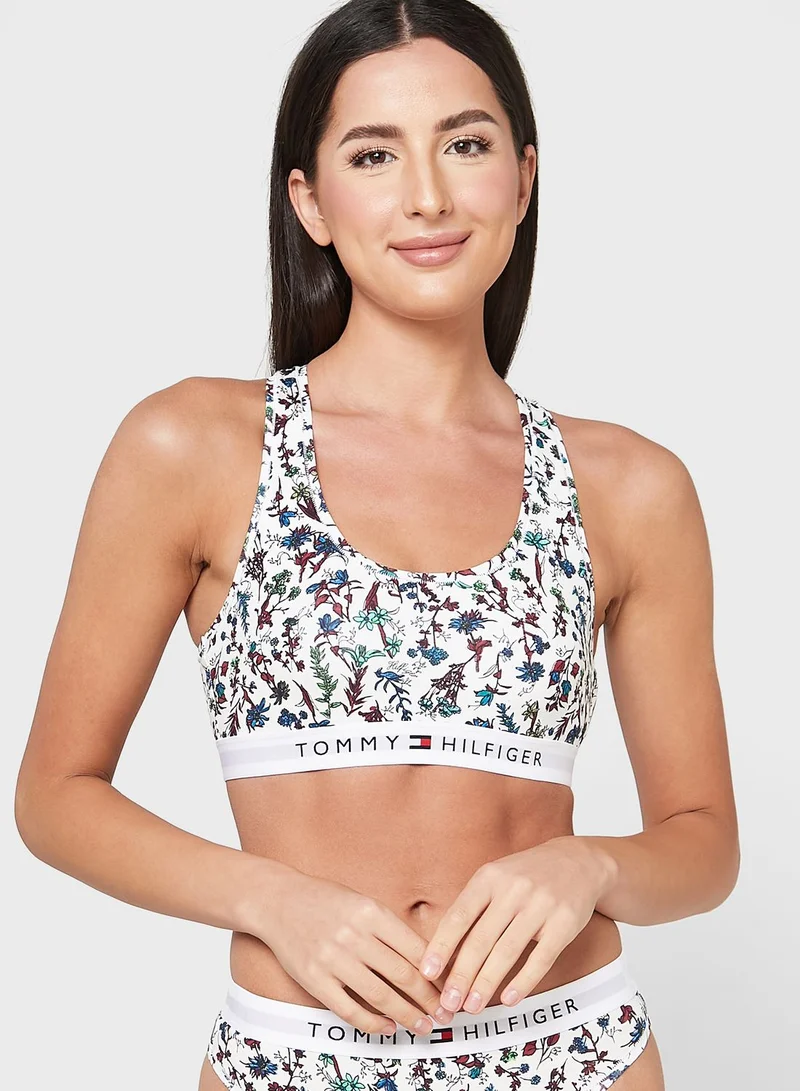 TOMMY HILFIGER Unlined Printed Bralette