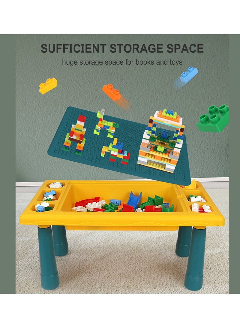 Little Story طاولة أنشطة 4 في 1 مع مقعد - أخضر - Image 4