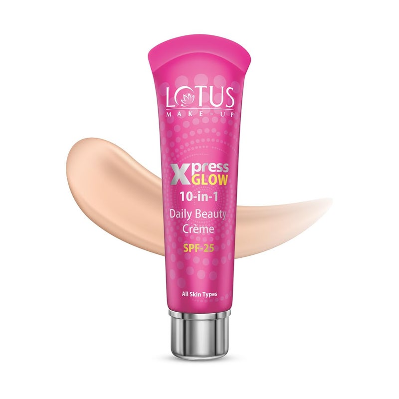 LOTUS HERBALS Lotus Makeup Xpress Glow 10 In 1 Daily Beauty Cream Bright Angel SPF 25 30g  - Image 1