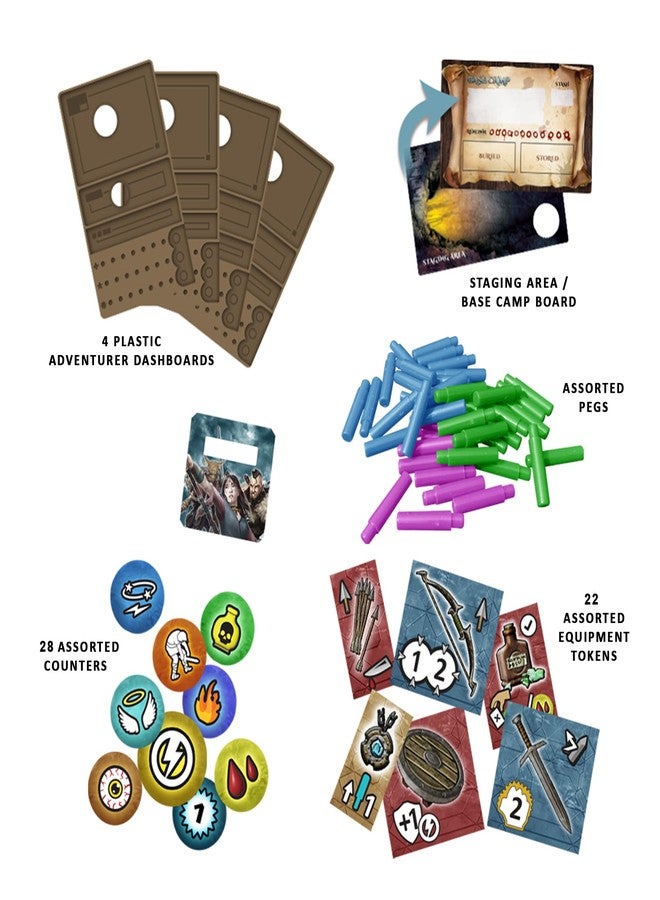 Battle Systems Maladum Adventurer Dashboards Accessory Expansion - Additional PC Trays for Multi- and Large Parties - Image 2