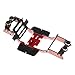 RampCrab Carbon Fiber Chassis Kit for SCX24 7 Angled Skid LCG Chassis Kit for Axial SCX24 C10 JLU Bronco Deadbolt red - Image 2