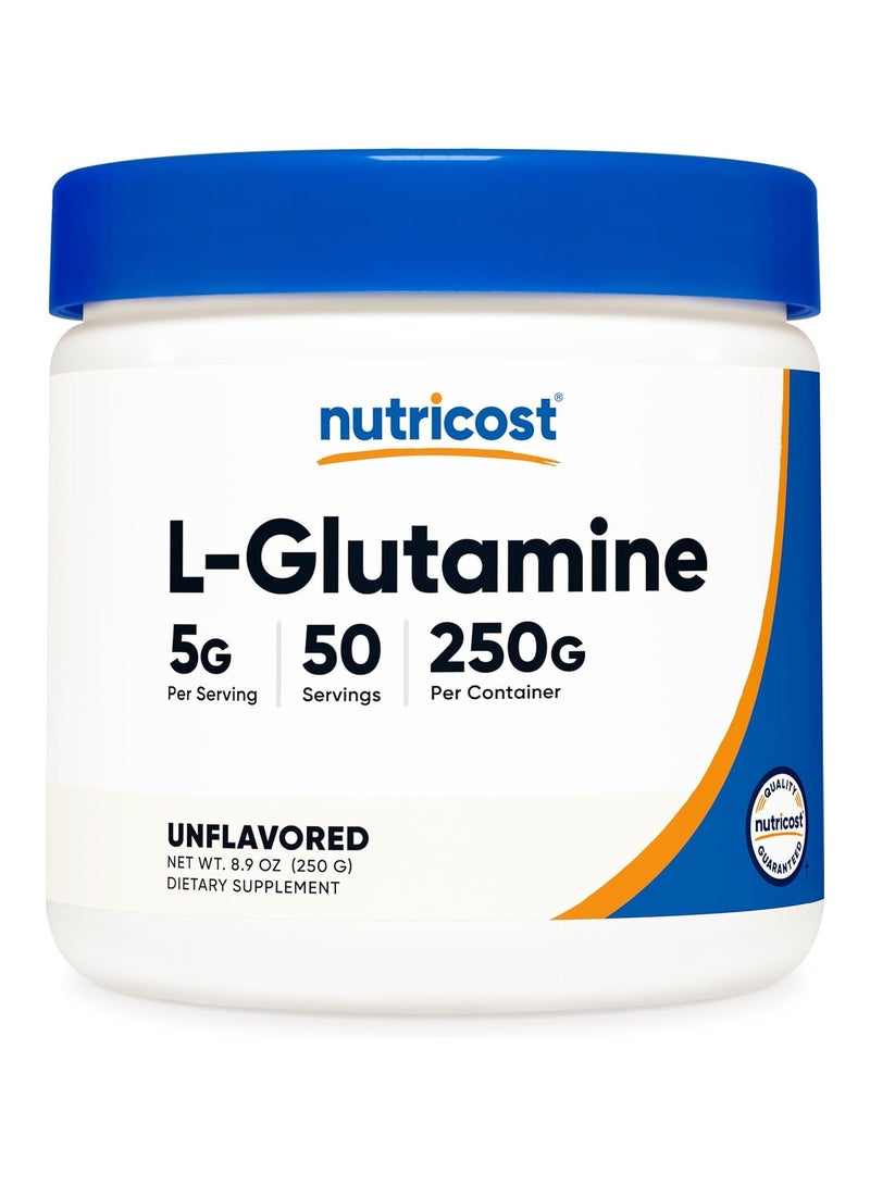 Nutricost L-Glutamine Powder 250 Grams 