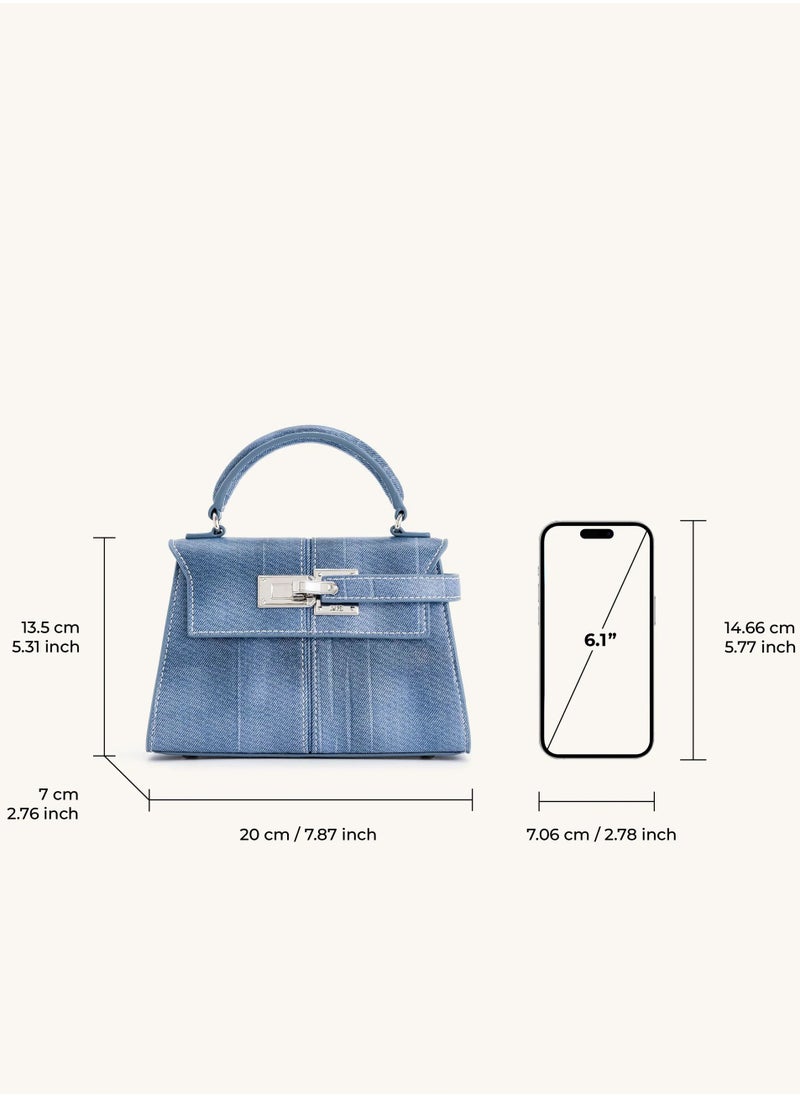 JW - PEI small Elise Handbag - Blue - Image 1