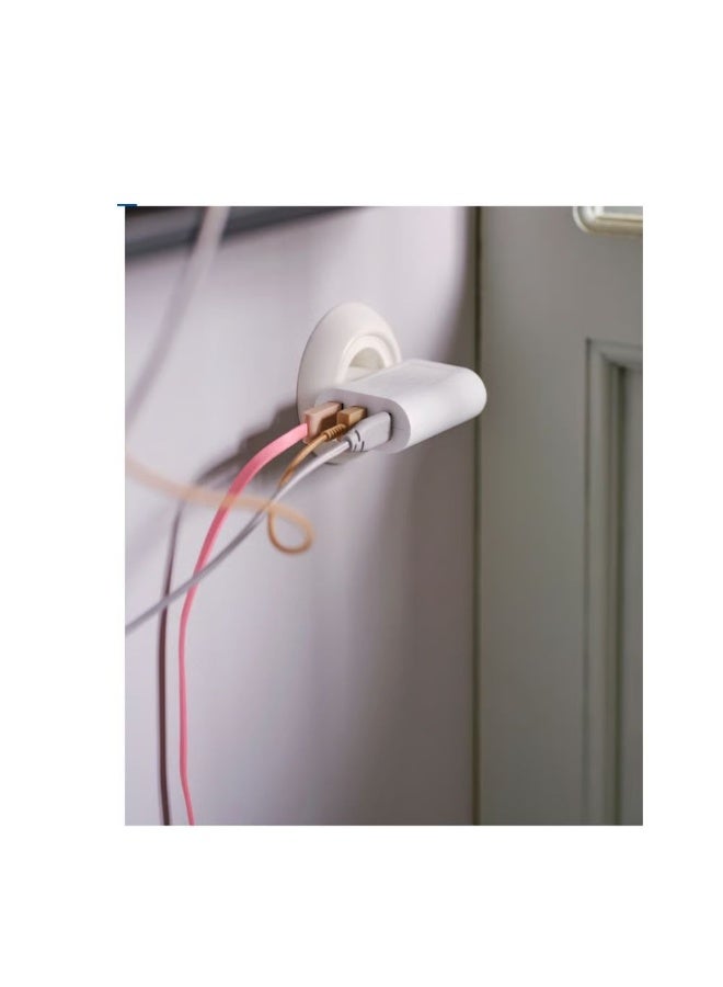 IKEA (IKEA) سمهاجل شاحن USB بثلاثة منافذ، أبيض - Image 2