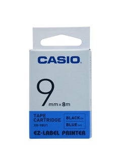 CASIO Casio tape cartridge 9mm black on blue  - Image 2