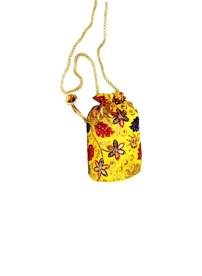 Madhoor حقيبة بوتلي عرقية مطرزة بتصميم زجاجة بألوان متنوعة قطعة واحدة - Image 4