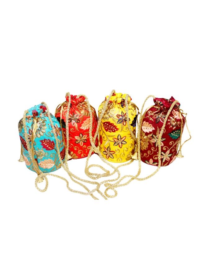 Madhoor حقيبة بوتلي عرقية مطرزة بتصميم زجاجة بألوان متنوعة قطعة واحدة - Image 2