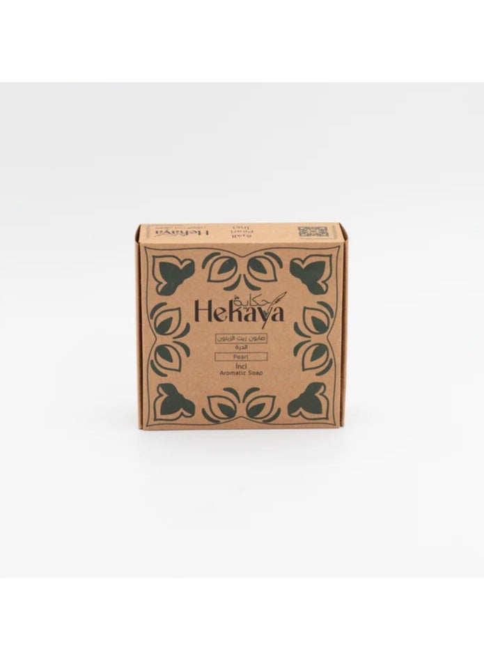 Hekaya Natural Olive Oil Soap Bars With Organic Ingredients Vegan Soap Moisturizing Handmade Mixed Scents Pearl For Body Face & Hair Soap Bars For Women & Men Pack Of 4 Bars 500 Grams - Image 2