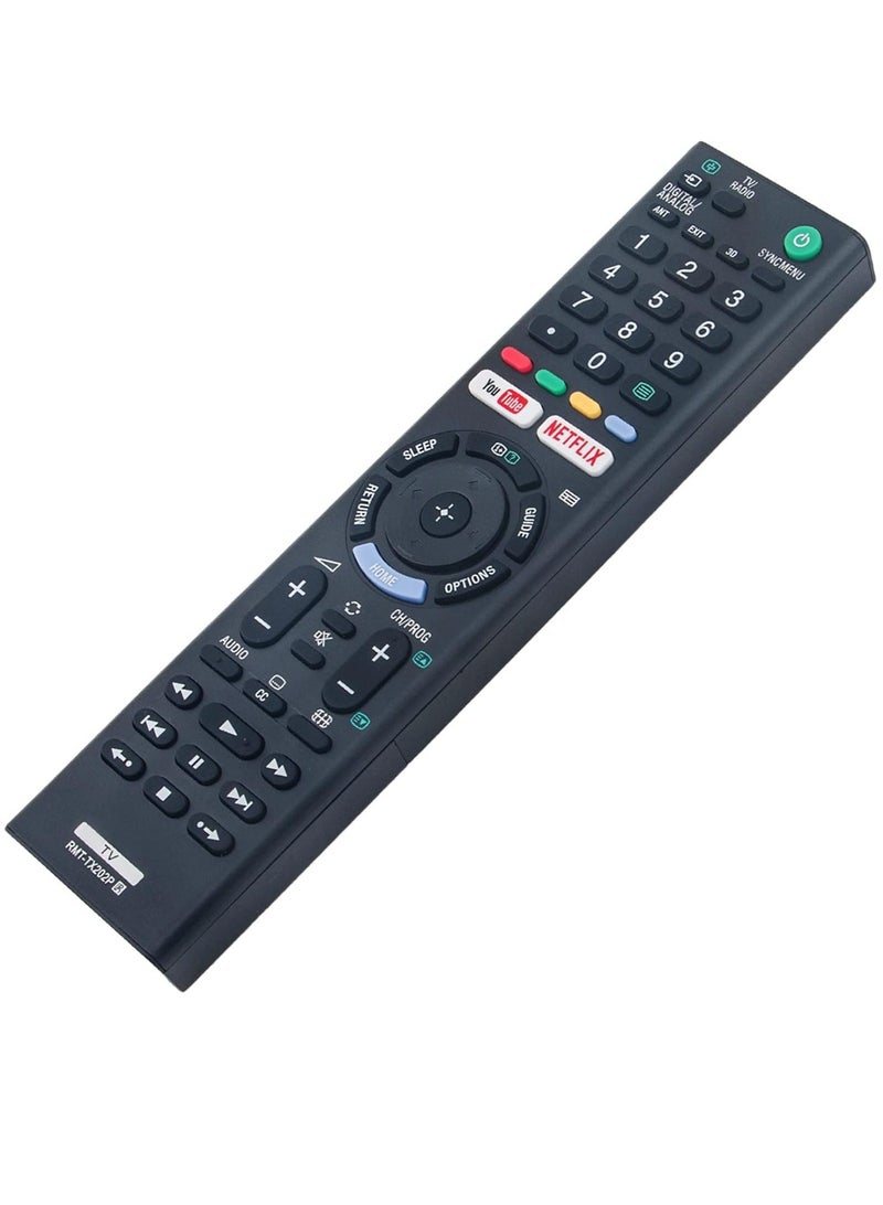 New Replacement Remote Control RMT-TX202P Fit for Sony Smart LCD LED TV KDL-50W755C KD-55X8509C 55W808C KDL-55W805C KD-55X9305C RMT-TX300P with battery