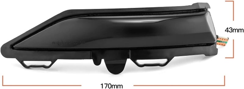 QASULER Dynamic Turn Signal Lights for Ford Fiesta MK8 - Image 2