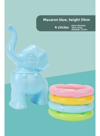 Elephant Ring Kindergarten Children's Outdoor Toy Equipment Ring Sensory Training Equipment Game Ring Household Ring-Color:Macaron Blue Elephant Ring 1+4 Rings - pzsku/ZCC2B8BA280F7BFEAD80EZ/45/1745823236/a23d3829-df7b-4061-a1fb-7c74834f5f6d