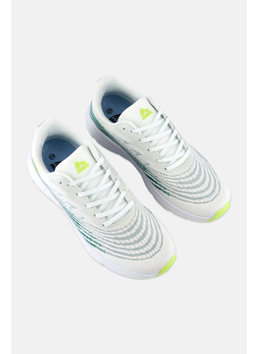 RBX - Men Lace Up Outdoor Shoes, White/Teal - Image 1