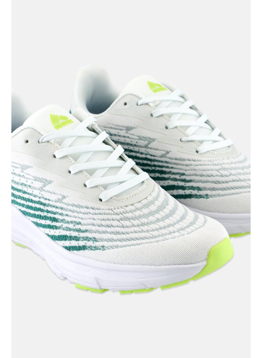 RBX - Men Lace Up Outdoor Shoes, White/Teal - Image 1
