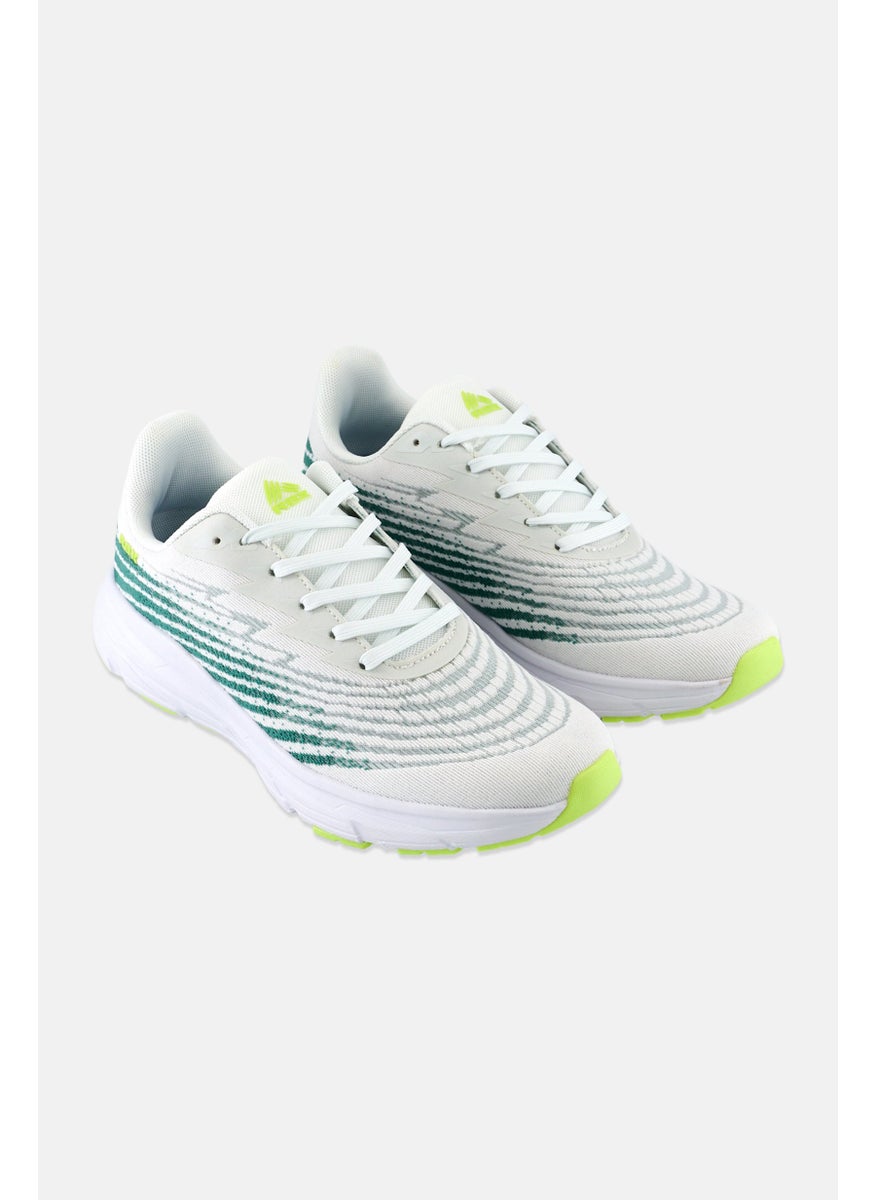 RBX - Men Lace Up Outdoor Shoes, White/Teal - Image 1