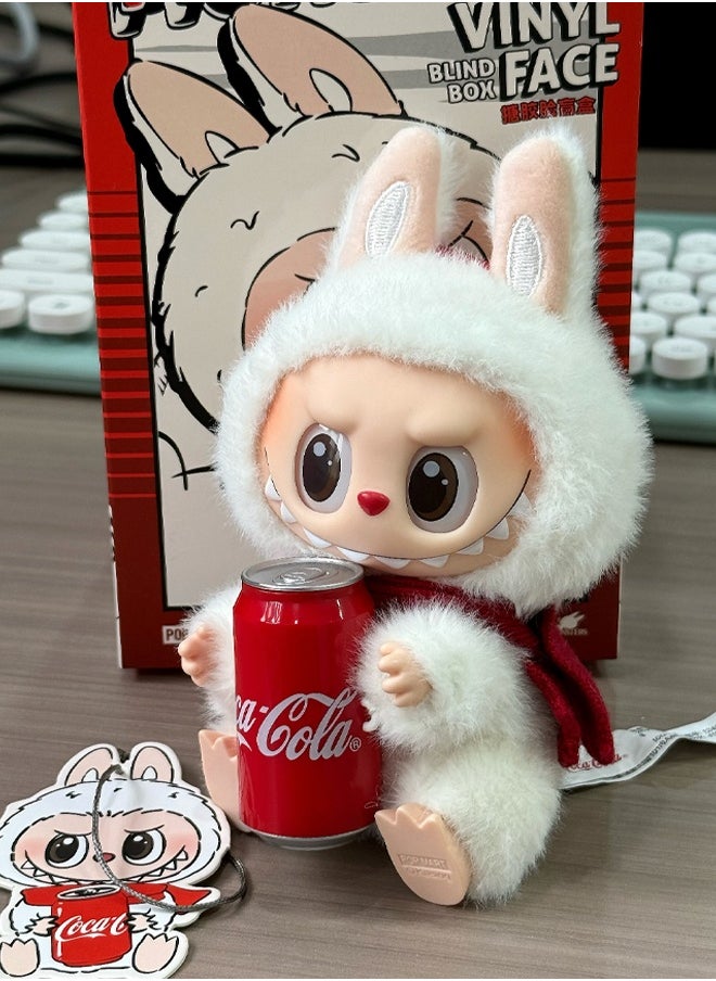 null - The Bubble. Mamte Coca-Cola Labubu Series Vinyl Face Blind Box Macaron Trendy Play Gift Pendant-Specifications:Coca-cola Blind Box  (1PC only) - Image 1