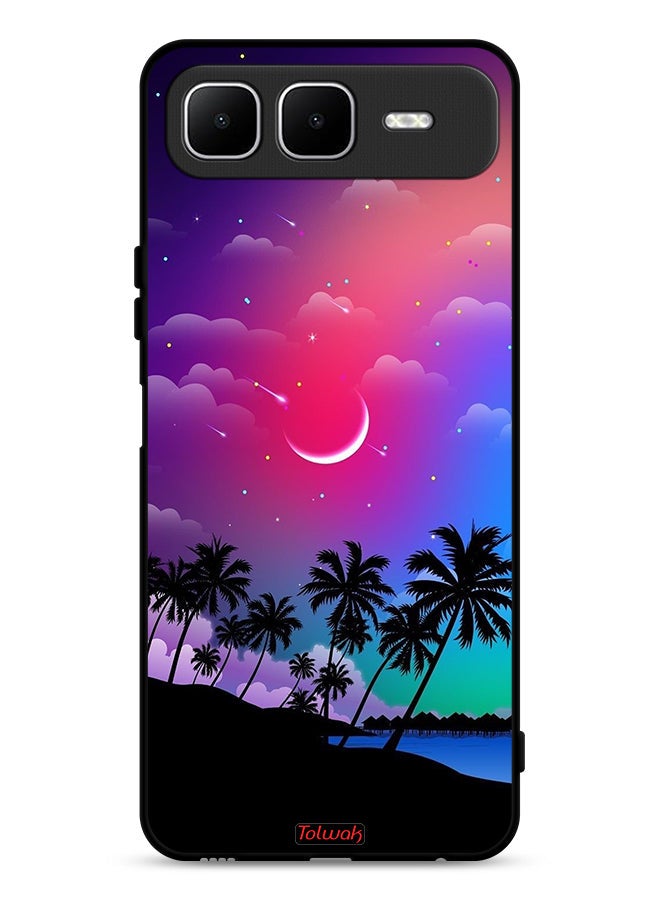 Tolwak Infinix Smart 10 Plus Protective Case Cover Moon In Night Art