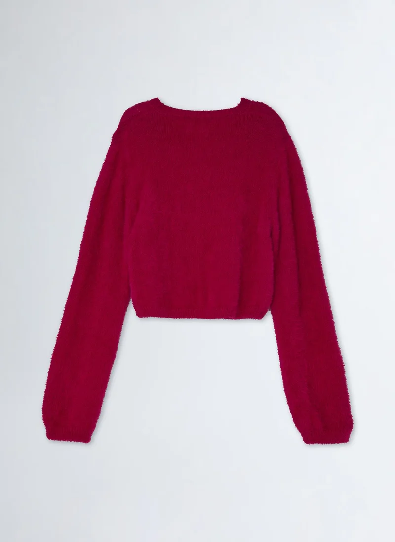 ليو جو Knit Cardigan
