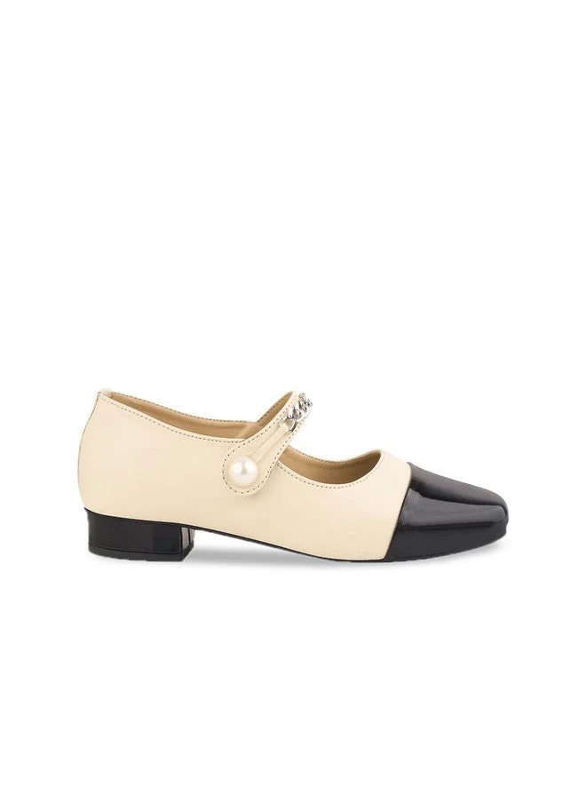 شوتوبيا Shoetopia Girls Colourblocked Block Mary Janes Heels