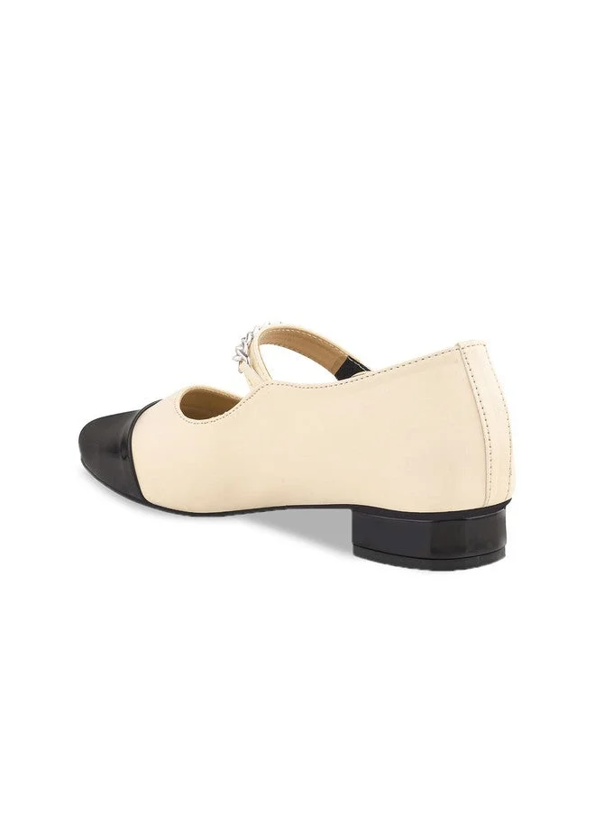شوتوبيا Shoetopia Girls Colourblocked Block Mary Janes Heels