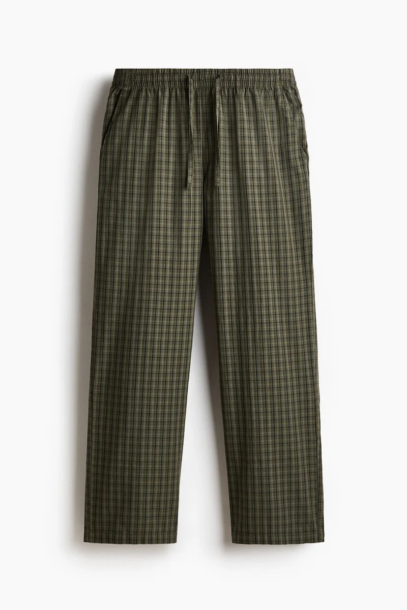 Relaxed Fit Poplin trousers