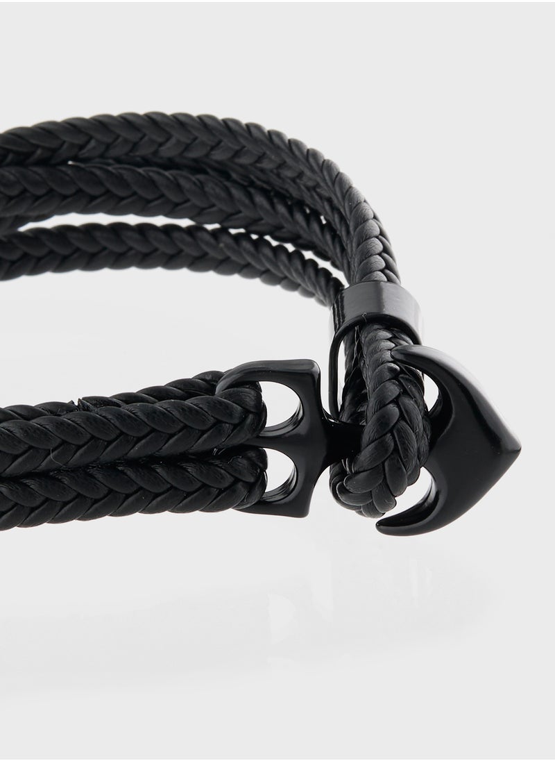 Robert Wood - Anchor Braided Bracelet - Image 1