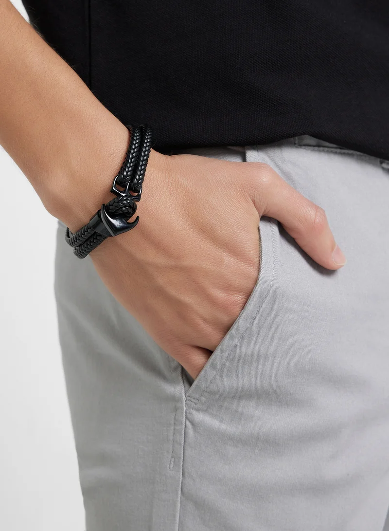 روبرت وود Anchor Braided Bracelet