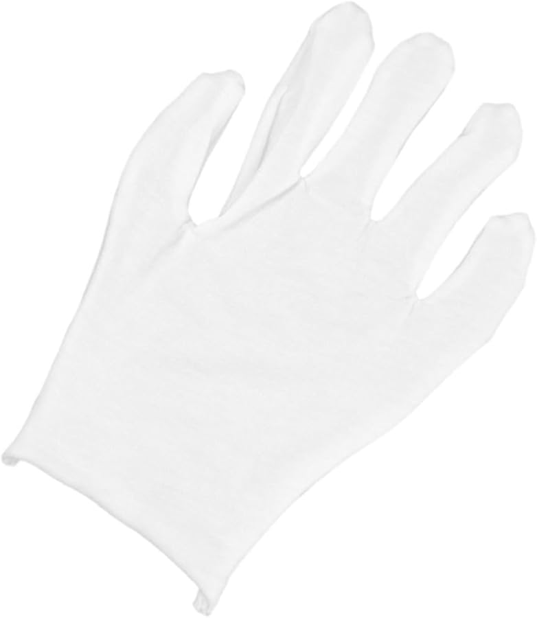 Cotton Work Gloves For Women 12 Pairs Medium Thick Protective Stretchy Gardening Cleaning - Image 5
