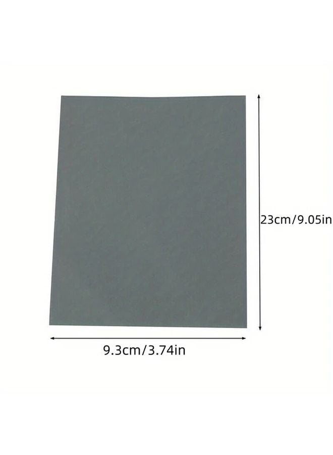 5pcs Grey Wet Dry Sandpaper Set 2000 2500 3000 5000 7000 Grit For Car Paint - Image 1