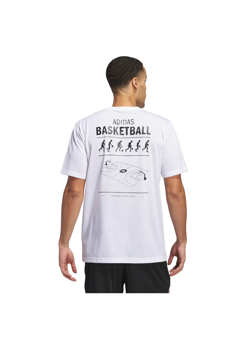 اديداس adidas BB CATEGORY M T White Originals Men T-SHIRTS
