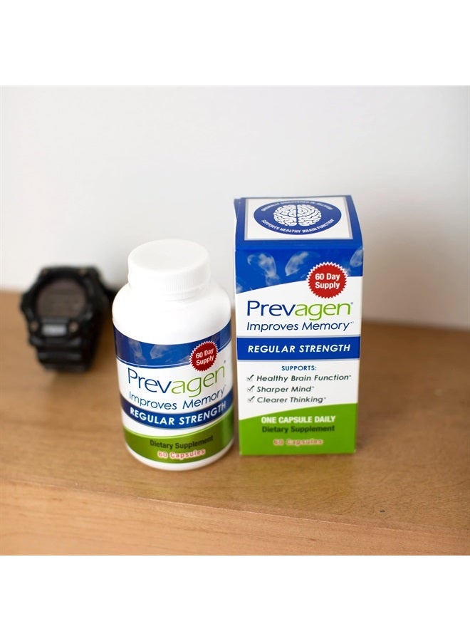 Prevagen يحسن الذاكرة - قوة منتظمة 10 ملغ، 60 كبسولة مع أبوأكوارين وفيتامين د وPrevagen 7-يوم منظم الحبوب | مكمل دماغي لصحة دماغ أفضل، يدعم وظيفة الدماغ الصحية - Image 5
