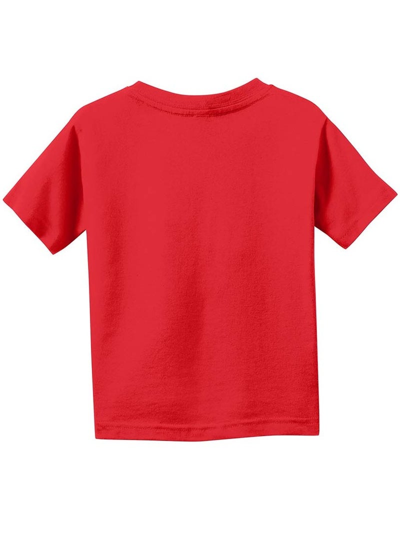 PRINTSHOP4ME - I Love Dubai Kids Girls T-Shirt - Round Neck with Short Sleeve - Girls Cotton T-Shirt -I Love Dubai -Printed T-Shirt - Perfect for Dubai Souvenir - Image 1