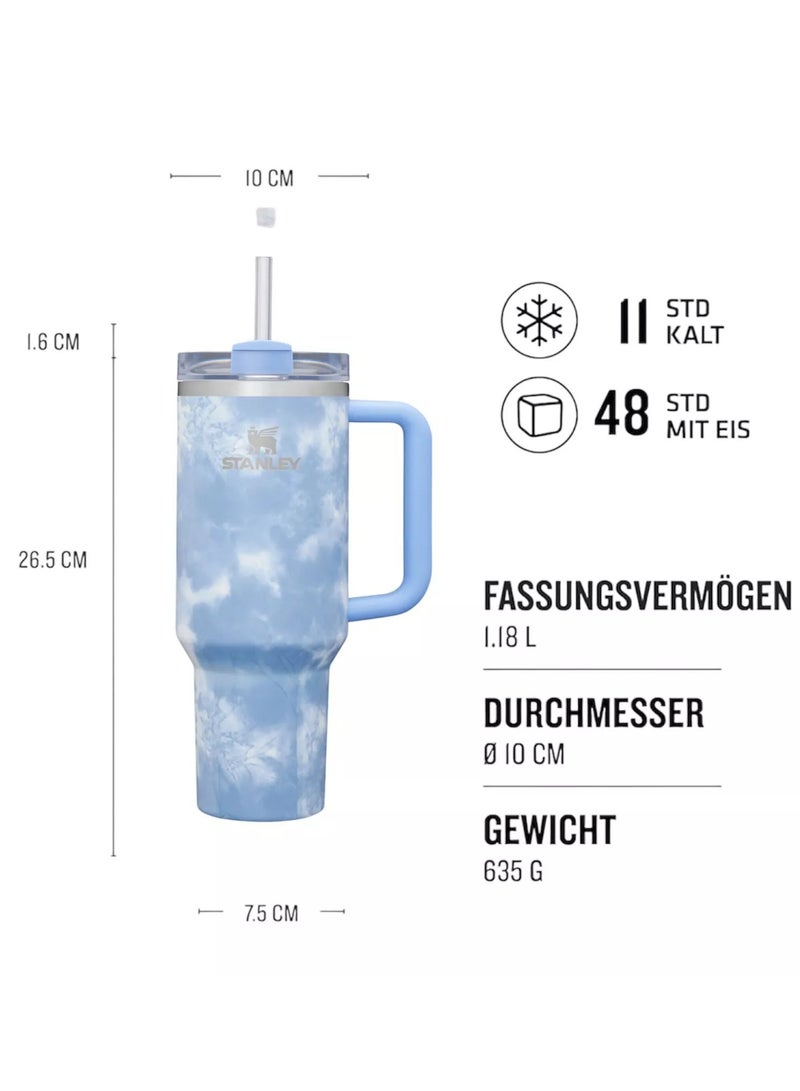 Stanley Stanley Quencher H2.0 FlowState Stainless Steel Vacuum Insulated Tumbler with Lid and Straw for Water, Iced Tea or Coffee, Smoothie and More, ,Thermobecher limited Edition,40 oz  - Image 4