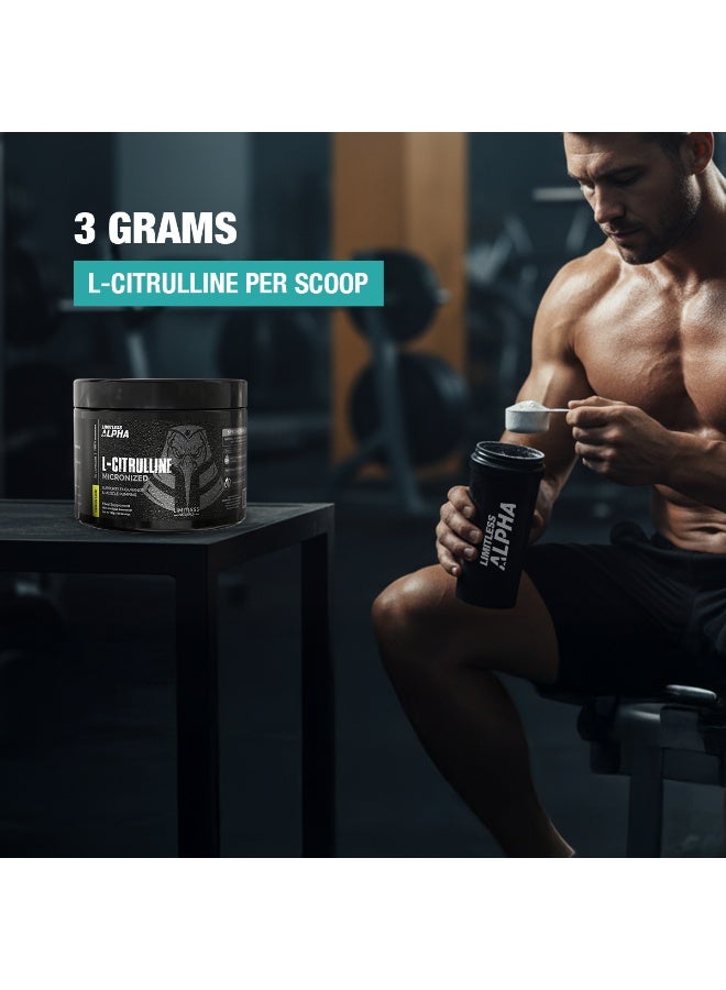 EVA PHARMA Limitless Alpha L-Citrulline – 192g – 3g Pure L-Citrulline Per Scoop - 60 Servings. - Image 4