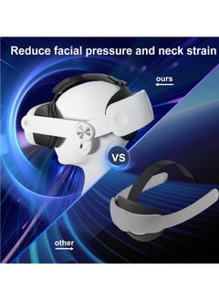 Generic VR Head Strap for Meta/Oculus Quest 3 Head Strap, Head Strap Replacement for Enhanced Comfort and Playtime  - Image 2