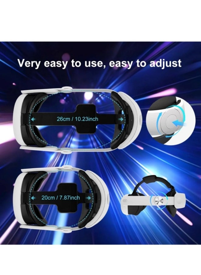 Generic - VR Head Strap for Meta/Oculus Quest 3 Head Strap, Head Strap Replacement for Enhanced Comfort and Playtime - Image 1