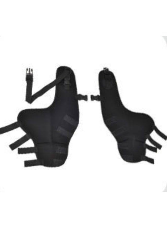 Dog Knee Brace for ACL/CCL Injuries,Torn Ligament,Pain Relief,Joint Warmth,Luxating Patella - Rear Leg Support,Both Legs,Black - Image 2